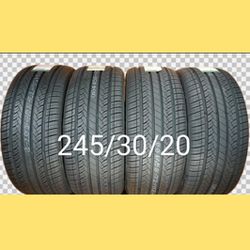 4 New Tires  245/30/20 $ 422 Llantas Nuevas 