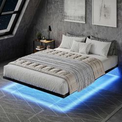 Floating LED Bed Frame