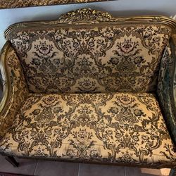 Louis XVI 9 piece Sofa Set,2 armchairs, 6 chairs, stunning embroidery - $850