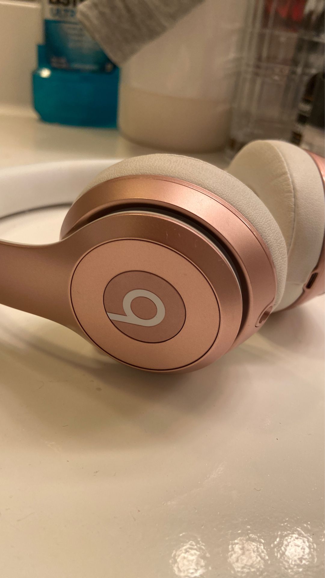Rose Gold, Wireless Beats Headphones