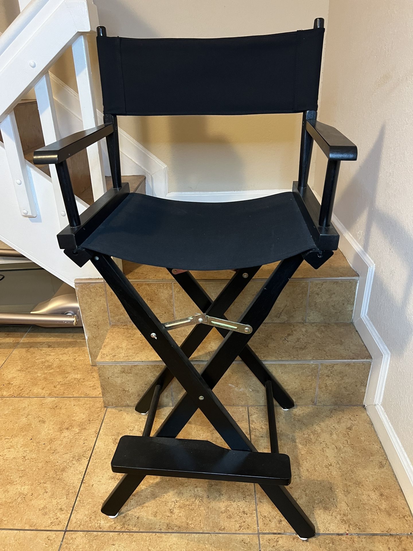 Director's Black High Chair - New (obo)