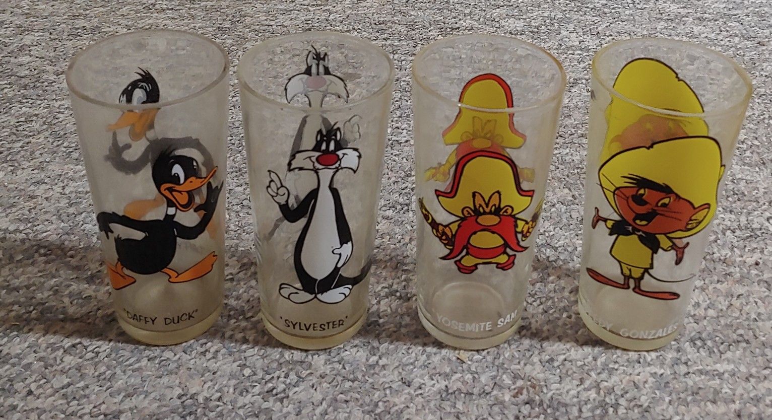 Vintage Looney Tunes Glasses $10.00 Each