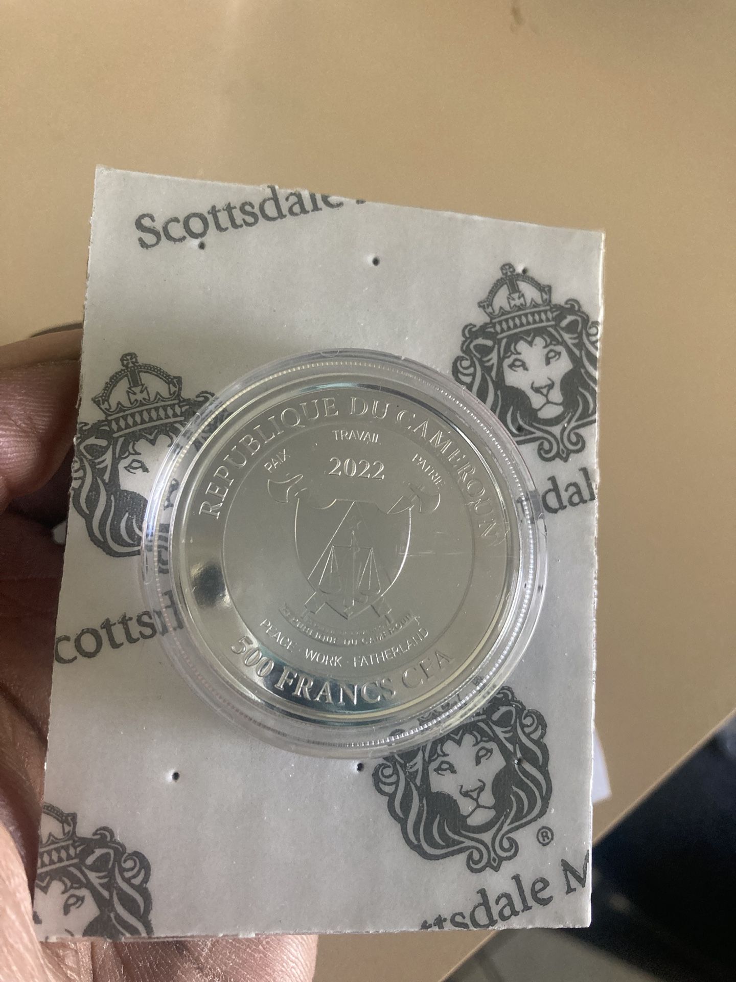Republic of 🇨🇲 Cameroon 2022 Silver 1 oz