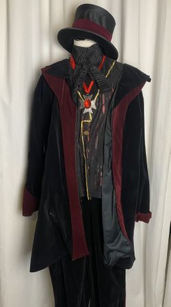 Halloween Victorian Vampire Dracula 7 Piece Halloween Costume Men’s Large (Brand New) Rare!