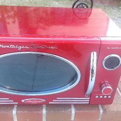 Red Microwave 