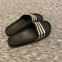 Adidas Slides Men Size 9 Black