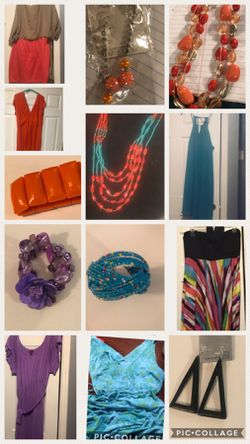 Women’s sundresses & dresses -size x large -28 items -10 dresses and jewelry to match