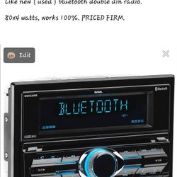 Double Din Bluetooth Radio