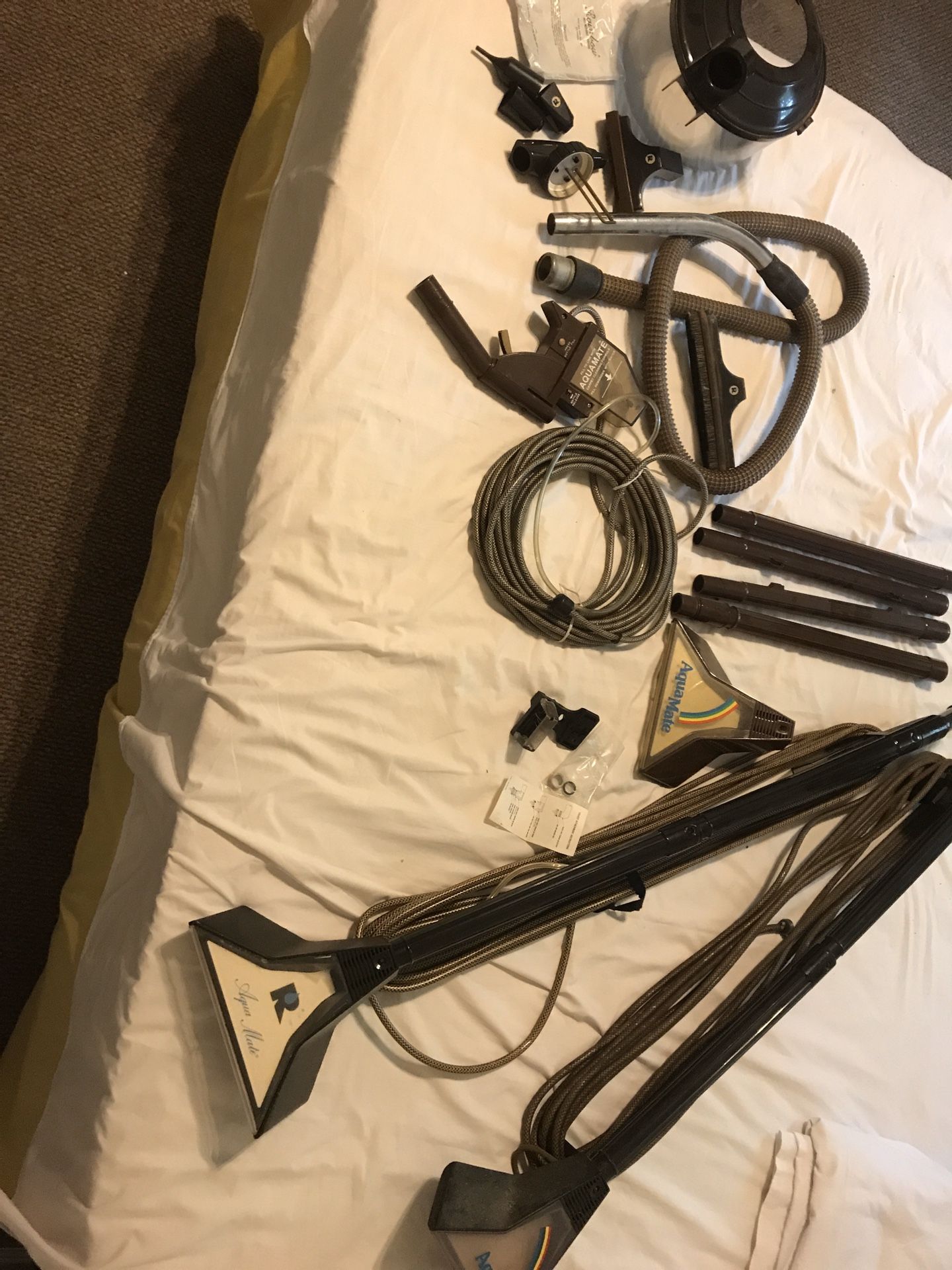 Lot of vintage -used and unused rainbow aquamate parts