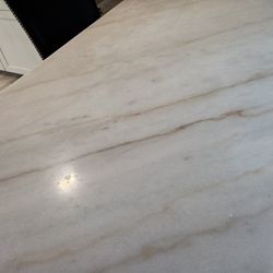 White Marble Kitchen Table