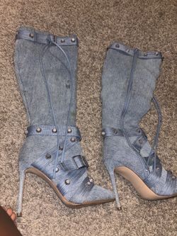 Crome boot heels