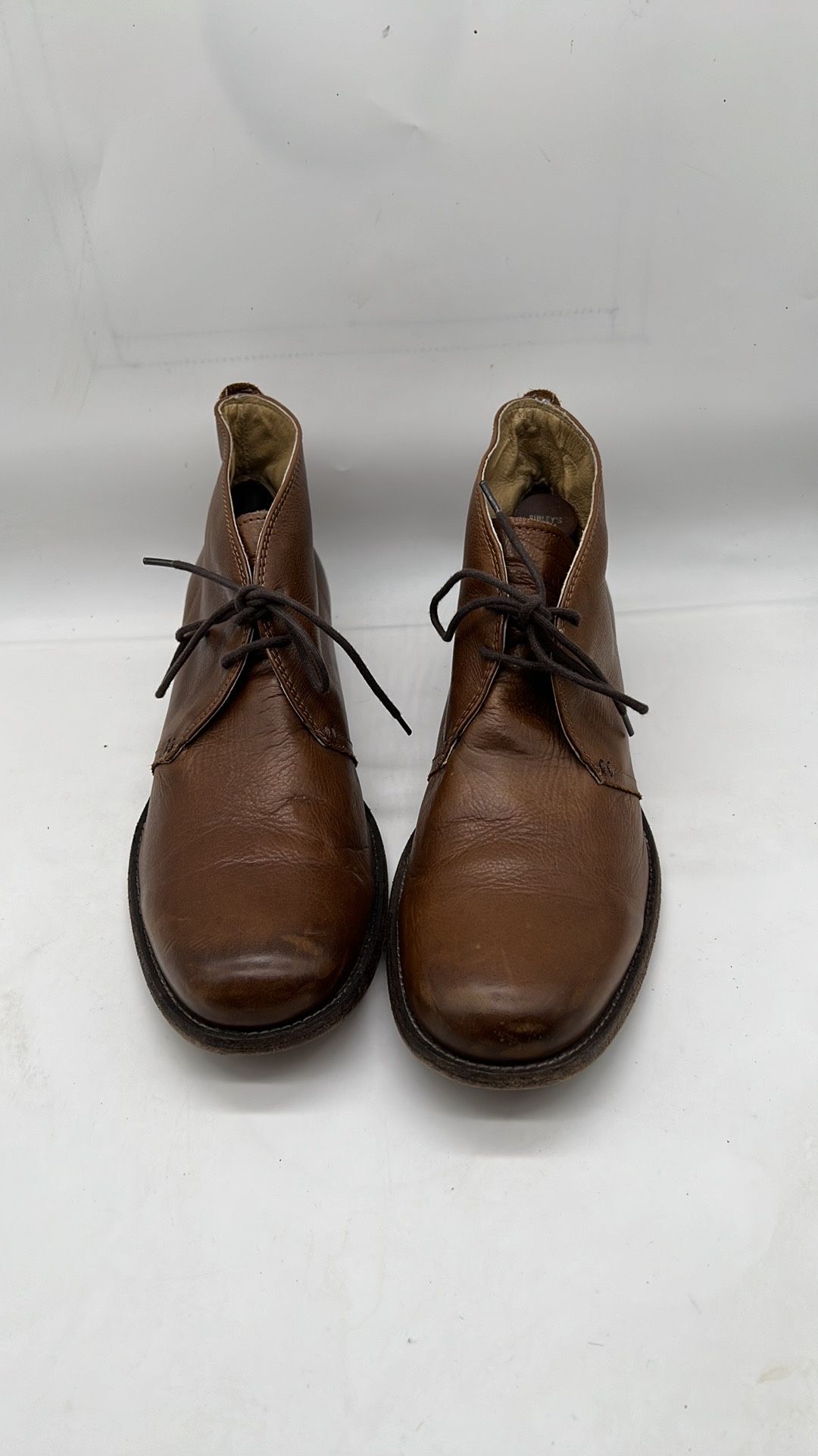 $298.00 FRYE Men's Phillip Chukka Boots Cognac 12 D