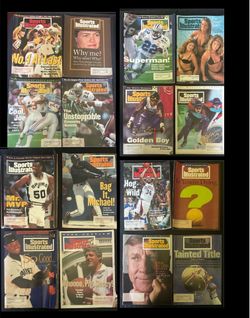 Lot (87) of Vintage Sports Illustrated Magazines