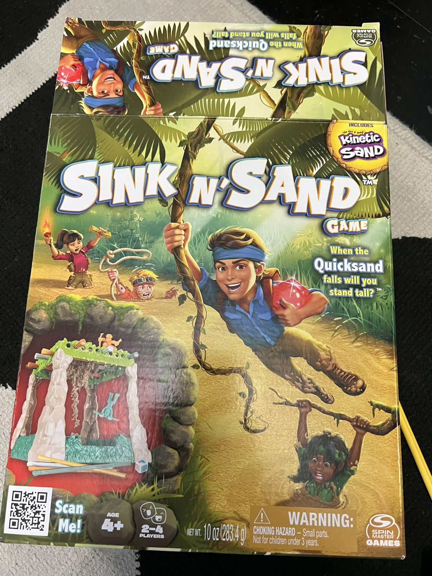 Kinetic Sand Sink N Sand Game For Kids Board Game