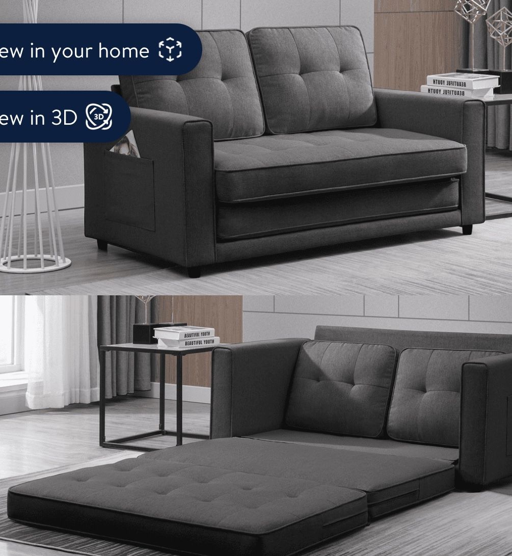Couch Sofa gray And bed