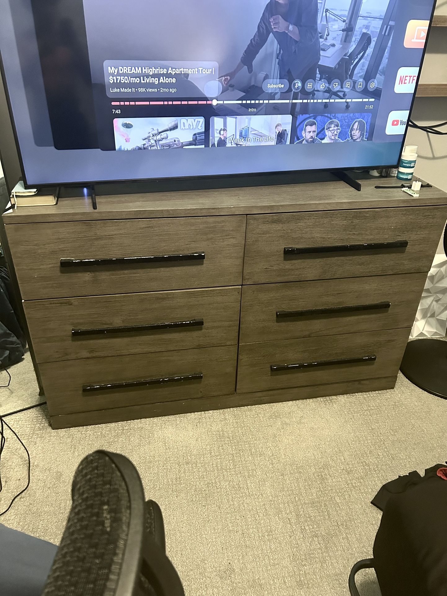 Dresser for Bedroom Grey