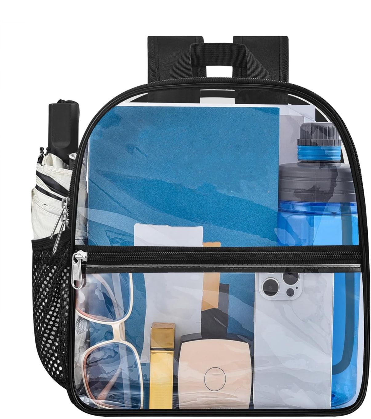 Oraben Clear Backpack for Stadium Events Stadium Backpack Waterproof 12x6x12 Clear Bag for Adult Concert Sport Work