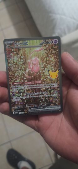 Mew ex 152/128 Pokémon Card Secret Rare