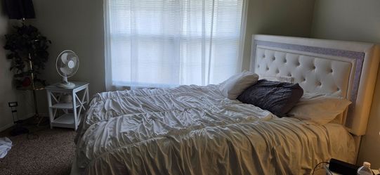 Queen Bed and Headboard