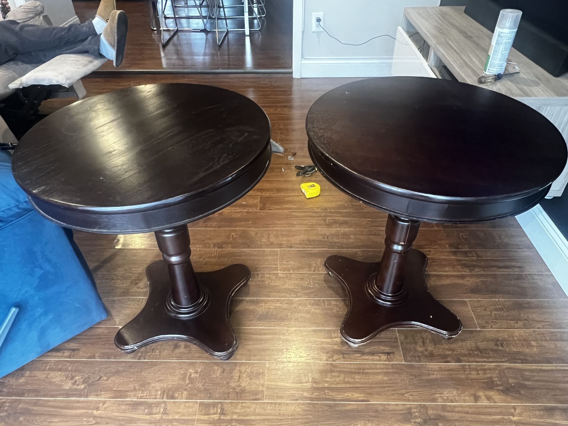 Set Of Pedestal Tables