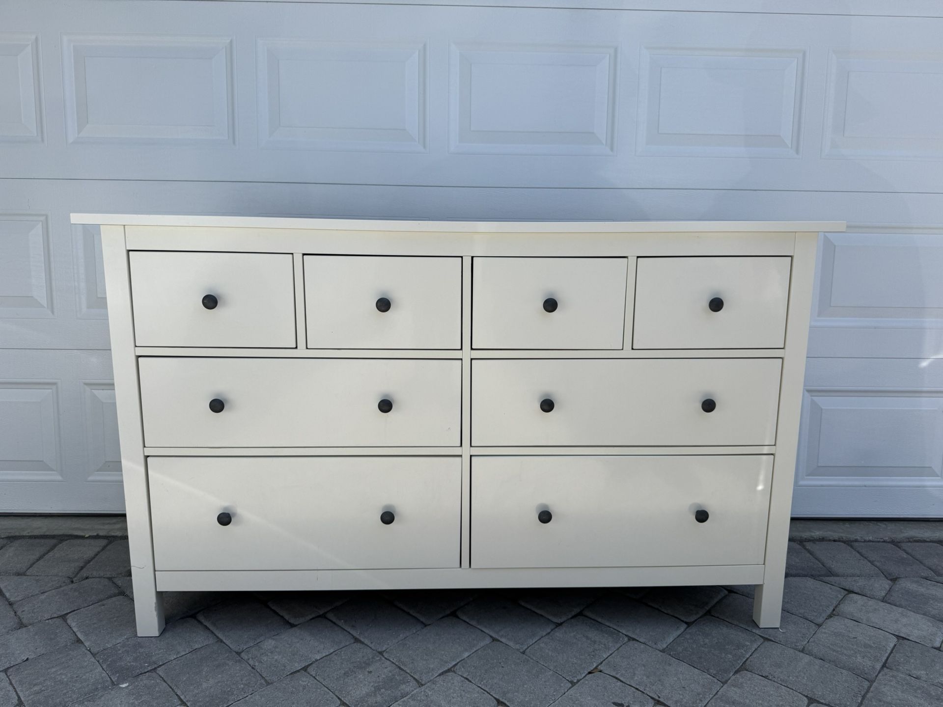 White IKEA Hemnes Dresser