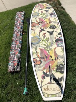 PERFECT GIFT! Paddle Board with Paddle and Travel Bag