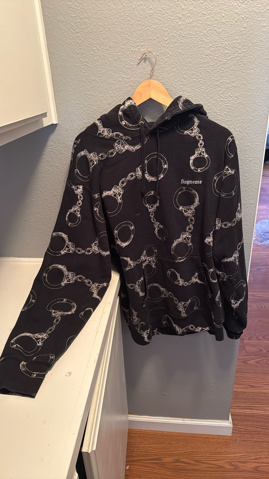 Supreme Handcuff All Over Print Hoodie Sweatshirt