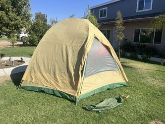 Vintage American Camper Outwatch II, 8ft Hexagon Tent w 3 Doors, Sleeps 3-4