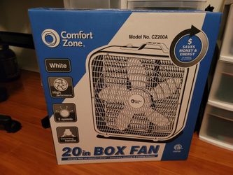 Comfort CZ200A Zone 20 Inch Box Fan