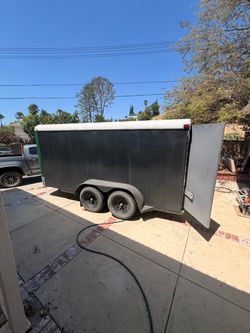 14x7 Halo Enclosed Trailer