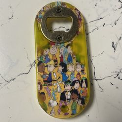 Peanuts Collector's Bottle Opener - Charlie Brown & Snoopy Gift 