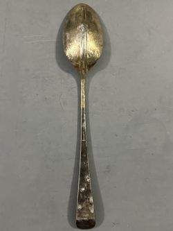 SILVER PLATED SERVING SPOON