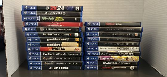 PS4 Games $15 EACH FIRM ON PRICE 