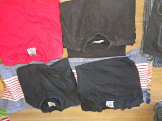 (5) 2XL TALL Shaka shirts Hanse Beefy