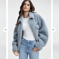 Good American 90s Sherpa Jacket