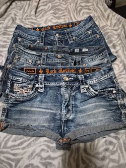 Rock Revival and Miss Me shorts