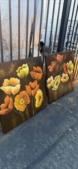 Floral paintings