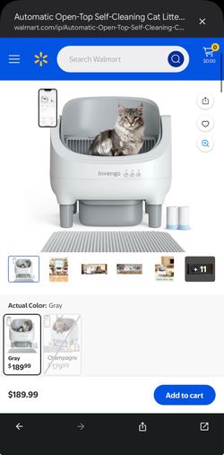 Invengo MeowLuloo M1 Smart Cat Litter Box - Automatic Self-Cleaning - Brand New In Box