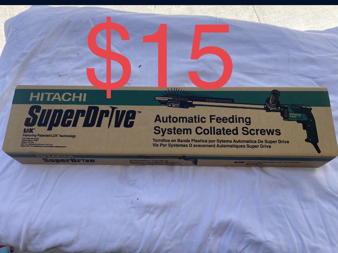 Hitachi 17502 SuperDrive Cement & Hardboard to Steel Screws NEW Durock