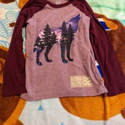 Long Sleeve Boy Shirt Size   Small 4-5 