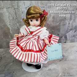 1998 Rare Retired "Get Well" Candy Striper 8" Doll. #21090. Local Pick Up. FCFS. Cash Only.