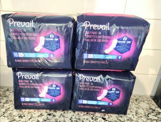 Prevail Daily Pads Long Moderate Absorbency – 5packages