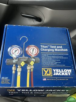 Yellow Jacket TITAN test & Charge Manifold 