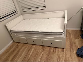Double twin Bed with dressers