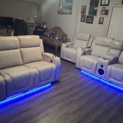 Living Room Set Power Reclining Bluetooth Speaker 