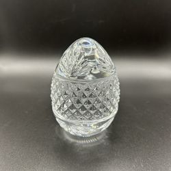 Crystal Egg Paperweight.