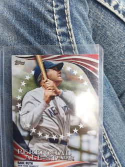 Topps Babe Ruth Perennial All-Stars Baseball Card