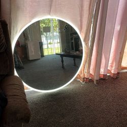 Large Touch Light Mirror 