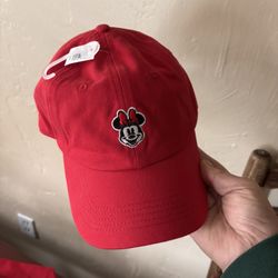 NWT GAP x Disney red minnie mouse cap