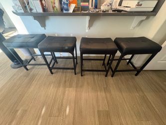 Counter top bar stools - set of 4